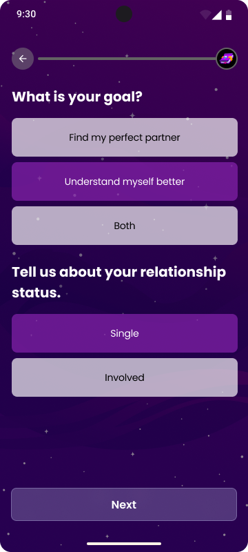 Meetamore onboarding — screen 10