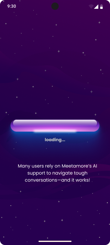 Meetamore onboarding — screen 4