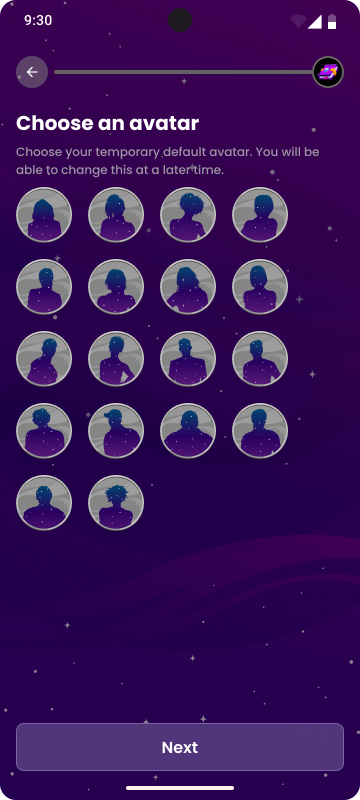 Meetamore onboarding — screen 8